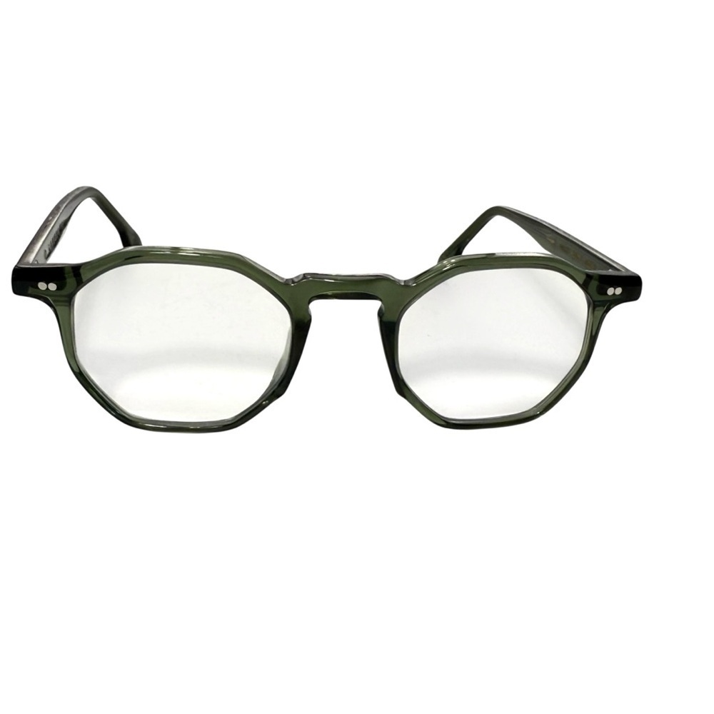 ZEREZES prescription glasses Frames Translucent Dark Green Geometric Octagonal